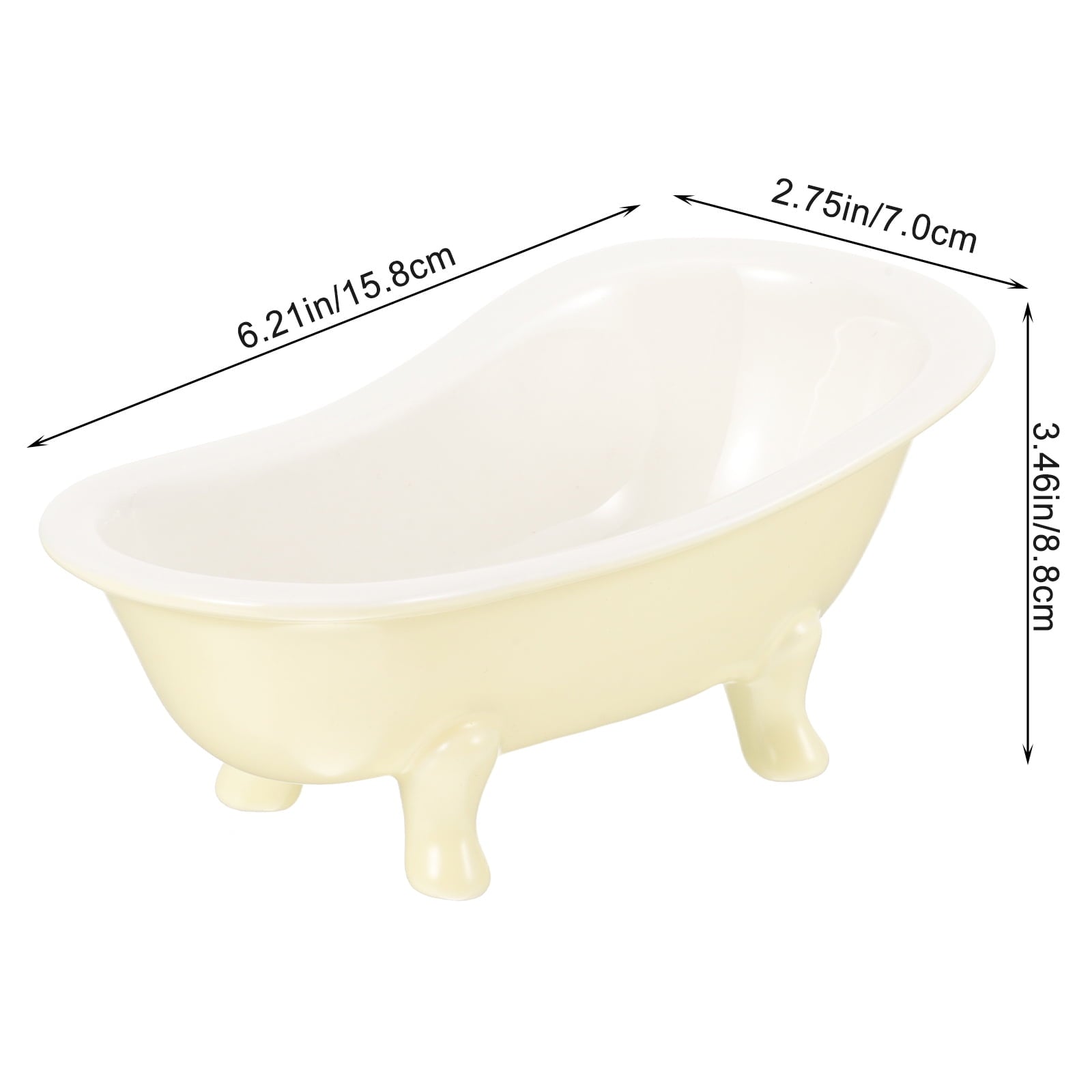 Succulent Plant Pot Mini Bathtub Figurines Flower Chic Flowerpot Planter