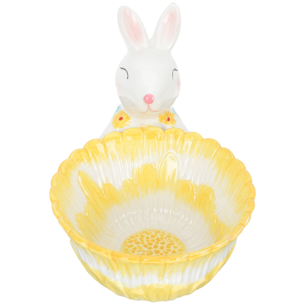 Ceramic Bunny Storage Bowl 2pcs Bunny Decoration and Storage Container